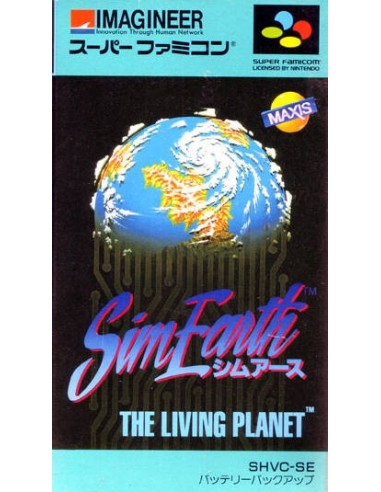 Sim Earth  (loose) Super Famicom