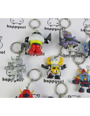 Porte-clés Vintages Robots Japonais lot de 10