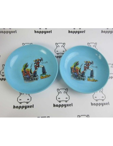 Goldorak lot de 2 assiettes