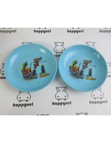 UFO Robot Grendizer set of 2 plates